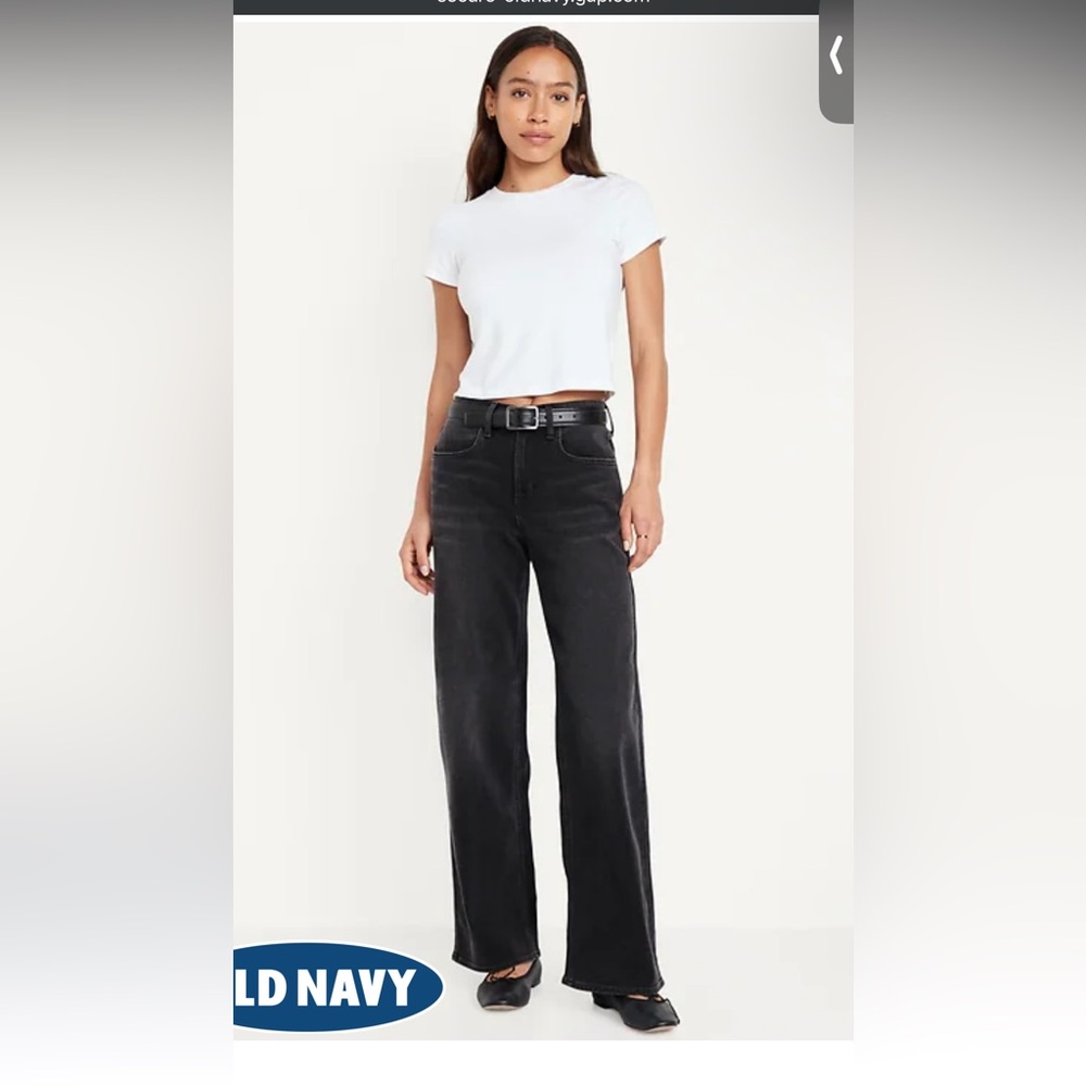 Old Navy High-Waisted Wow Wide-Leg Jeans NWT